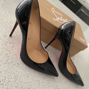 Christian Louboutin Black Decollete 554 Heels
